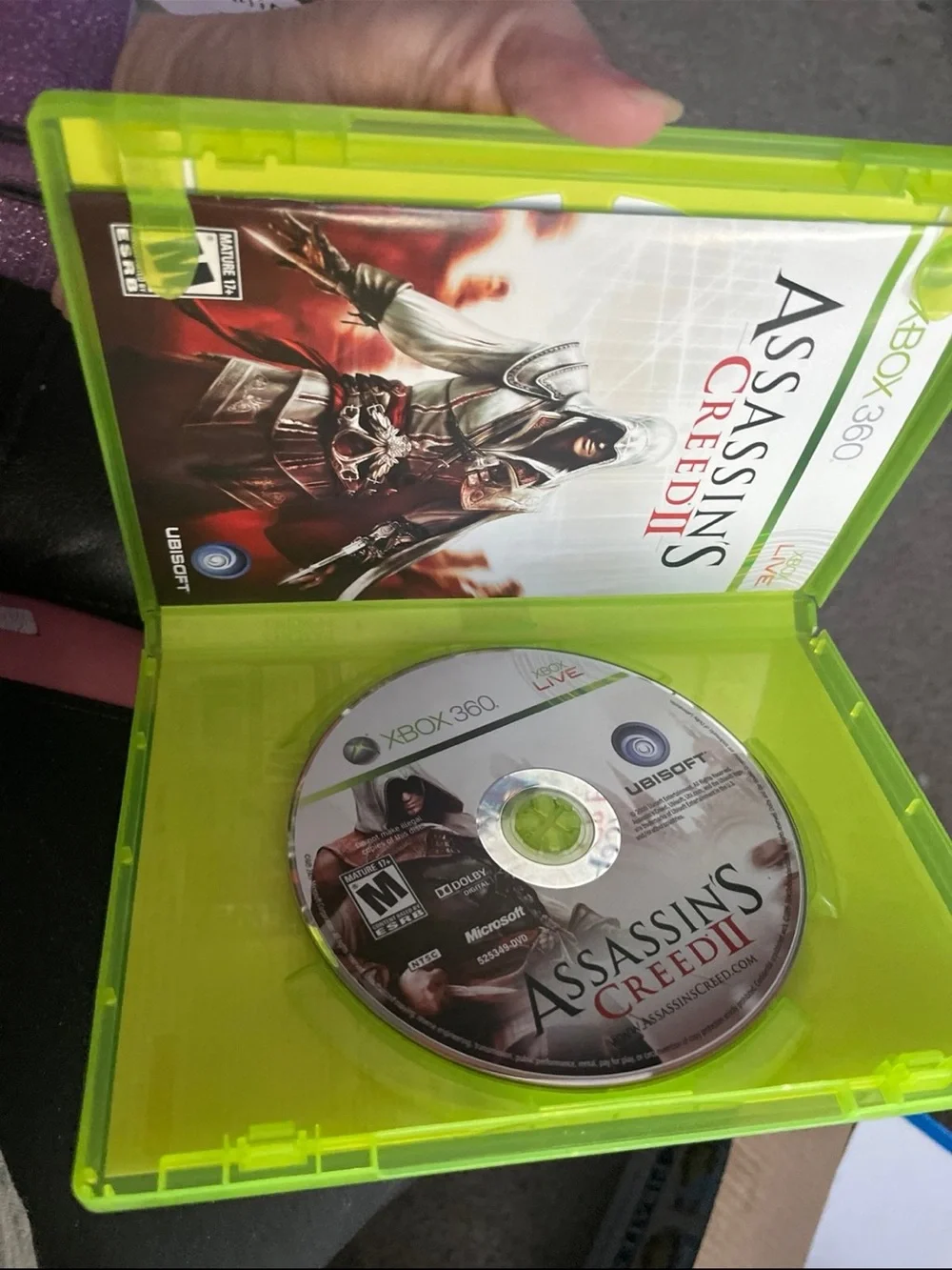 Microsoft Xbox 360 Assassin's Creed II - White & Red Cover